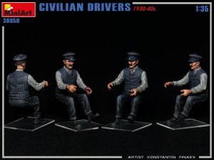 画像3: ミニアート[MA38050]1/35 民間ドライバー 1930-40年代4体入 (3)