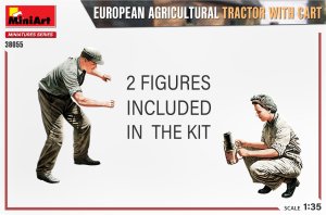 画像3: ミニアート[MA38055]1/35　ヨーロッパ　農業用トラクター&荷車 (3)