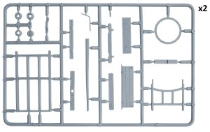 画像5: ミニアート[MA38055]1/35　ヨーロッパ　農業用トラクター&荷車 (5)