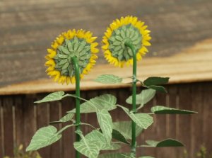 画像2: Model Scene[VG4-024]1/45-1/48 ヒマワリ (2)