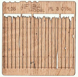 画像3: Model Scene[PL3-015]1/35 腐った木製フェンス (3)