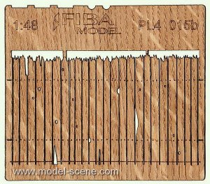 画像2: Model Scene[PL4-015]1/45-1/48 腐った木製フェンス (2)