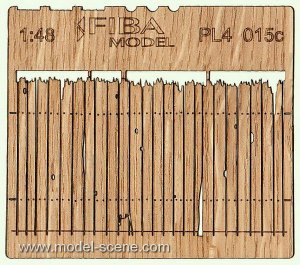 画像3: Model Scene[PL4-015]1/45-1/48 腐った木製フェンス (3)