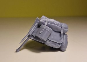 画像6: Mussini（ムッシーニ）[MM010-051]1/10胸像 WWII ドイツ 国防軍オートバイ兵 1944-45年(バストモデル) (6)