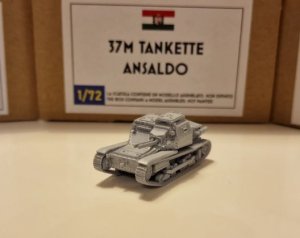 画像2: Mussini（ムッシーニ）[MM072-033]1/72 WWII ハンガリー 37Mアンサルド軽戦車 (2)