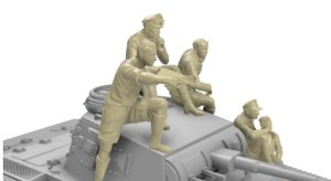 画像4: Mussini（ムッシーニ）[MM072-043]1/72 WWII ドイツ・アフリカ軍団戦車兵セット(6体入) (4)