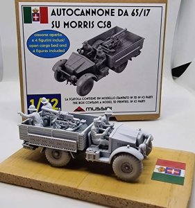 画像4: Mussini（ムッシーニ）[MM072-054]1/72 WWII イタリア モーリスCS8搭載65/17自走砲 (4)