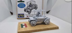 画像2: Mussini（ムッシーニ）[MM072-058]1/72 WWII ハンガリー 40Mチャバ無線指揮装甲車(乗員2体付) (2)