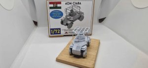 画像4: Mussini（ムッシーニ）[MM072-058]1/72 WWII ハンガリー 40Mチャバ無線指揮装甲車(乗員2体付) (4)