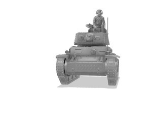 画像4: Mussini（ムッシーニ）[MM072-060]1/72 WWII ドイツ 38(t)戦車(乗員1体付) (4)