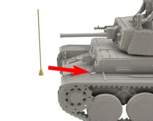 画像7: Mussini（ムッシーニ）[MM072-060]1/72 WWII ドイツ 38(t)戦車(乗員1体付) (7)