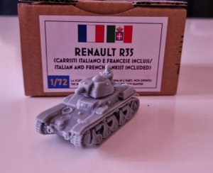 画像3: Mussini（ムッシーニ）[MM072-061]1/72 WWII フランス ルノーR35戦車(乗員1体付) (3)