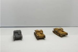 画像4: Mussini（ムッシーニ）[MM100-001]1/100 WWII イタリア カルロ・ベローチェL3/35(4個入) (4)