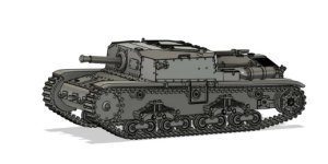 画像5: Mussini（ムッシーニ）[MM100-007]1/100 WWII イタリア セモベンテM40 75/18自走砲(2個入) (5)