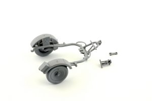 画像2: オレンジホビー[G35-109]1/35 WWII ドイツ Sd.Ah.51トレーラー(3Dプリント製) (2)