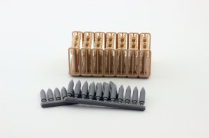 画像1: オレンジホビー[G35-156]1/35 WWII ソビエトカチューシャ用M-13ロケット砲セット21個入 (各社キット対応) (1)