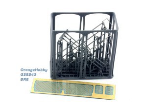 画像2: オレンジホビー[G35-243]1/35 現用 アメリカ M1A2エイブラムス 折り畳み式バスル拡張ラック(BRE) (タミヤ35269/35326用) (2)