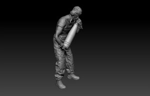 画像3: オレンジホビー[G35-227]1/35 現用 露/ソ ロシア陸軍砲兵セットA(2体入) (3)