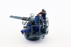 画像3: オレンジホビー[N72-206]1/72 WWII イギリス/アメリカ ボフォース40mm L/60艦載対空機関砲「大西洋船団護衛」 (3)