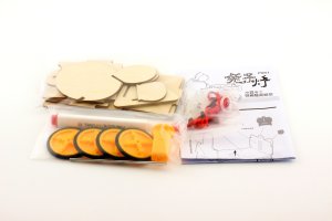 画像2: オレンジホビー[ZW01-48]木製モデル バニーライト (2)