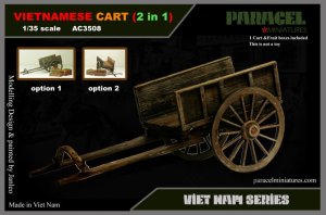 画像2: Paracel Miniatures[AC3510]1/35 ベトナムの牛車セット #2 (2)