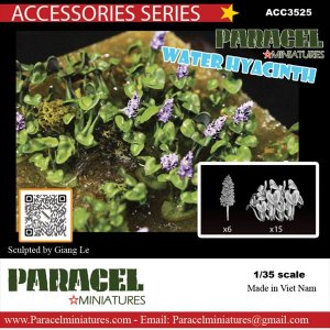 画像1: Paracel Miniatures[ACC3525]1/35 汎用 ベトナム ホテイアオイ (1)