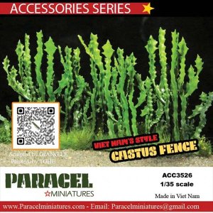 画像1: Paracel Miniatures[ACC3526]1/35 汎用 ベトナム サボテンの垣根 (1)