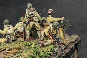 画像12: Paracel Miniatures[BWW3506]1/35 WWII 日本帝国陸軍 戦車跨乗兵ビッグセット (12)