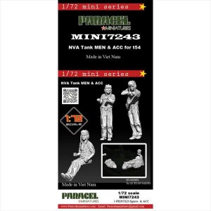 画像1: Paracel Miniatures[Mini7243]1/72 現用 北ベトナム陸軍(NVA) 戦車兵セット w/アクセサリー(3体入) (1)