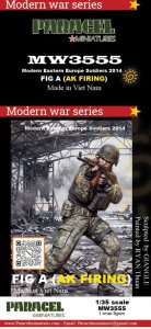 画像1: Paracel Miniatures[MW3555]1/35 現用 現代の東欧兵士 2014年＃A AK射撃中 (1)