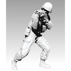 画像2: Paracel Miniatures[MW3555]1/35 現用 現代の東欧兵士 2014年＃A AK射撃中 (2)
