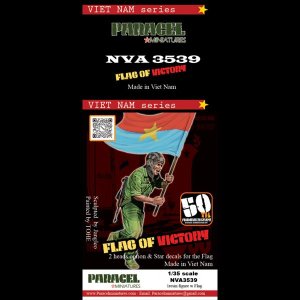 画像1: Paracel Miniatures[NVA3539]1/35 現用 北ベトナム陸軍(NVA) 勝利の旗を持って走る戦車兵 (1)