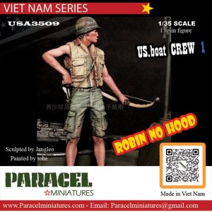 画像1: Paracel Miniatures[USA3509]1/35 現用 アメリカ 哨戒艇乗員＃1「ロビン・ノー・フッド」 (1)