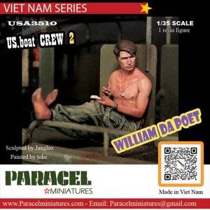 画像1: Paracel Miniatures[USA3510]1/35 現用 アメリカ 哨戒艇乗員＃2「詩人ウィリアム」 (1)