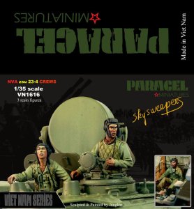 画像1: Paracel Miniatures[VN1616]1/35 NVA Zsu 23-4 CREWS Model (1)