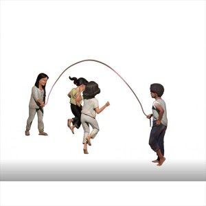 画像4: Paracel Miniatures[VN3511]1/35 現用 ベトナム 縄跳び遊びの子供たち(4体入) (4)