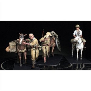 画像2: Paracel Miniatures[WW35035]1/35 WWII 日本陸軍 弾薬箱を運ぶウマと砲兵 (2)