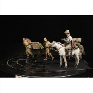 画像3: Paracel Miniatures[WW35035]1/35 WWII 日本陸軍 弾薬箱を運ぶウマと砲兵 (3)