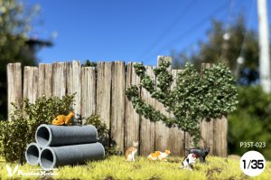 画像2: Passion Models[P35T-023]1/35 猫好きが認めるネコ 5種セット (2)