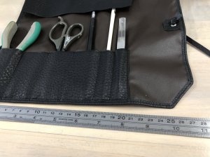 画像4: M.S Modelsオリジナル本革ツールケース (4)