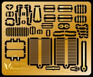 画像1: Passion Models[P35-050]イギリス小型軍用車 10HP ティリー用エッチングセット(タミヤMM35308用)【絶版】 (1)