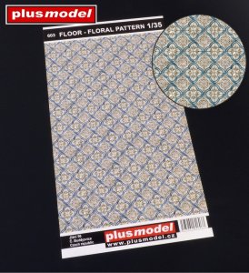 画像1: PlusModel[PM603]1/35 Floor floral pattern (1)