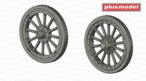 画像1: PlusModel[DP3030]1/35 カナディアンキャリアホイールAパターン (1)