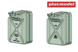 画像1: PlusModel[DP3087]1/35 Ger. canisters early (1)