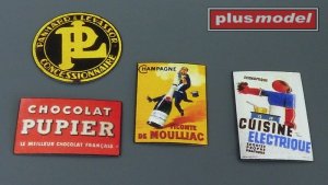 画像3: PlusModel[PM570]1/35 Tin advertising sign France 30s to 40s 1/35 (3)