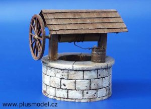 画像1: PlusModel[PM016]1/35ウィンチ付井戸 (1)