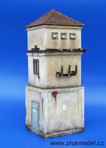 画像1: PlusModel[PM111]1/35村の変圧所 (1)