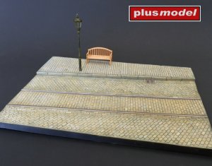 画像3: PlusModel[PM618]1/35 Cobblestone st. tram track (3)