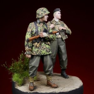 画像4: Rado Miniatures[RDM35003] 1/35 WWII独 武装親衛隊第12装甲師団"HJ" "ノルマンディ"(2体セット) (4)