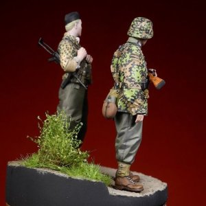 画像3: Rado Miniatures[RDM35003] 1/35 WWII独 武装親衛隊第12装甲師団"HJ" "ノルマンディ"(2体セット) (3)